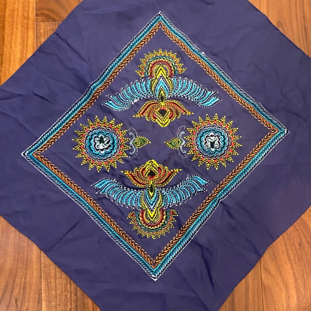 CHRISTIAN DIOR Embroidered Scarf
